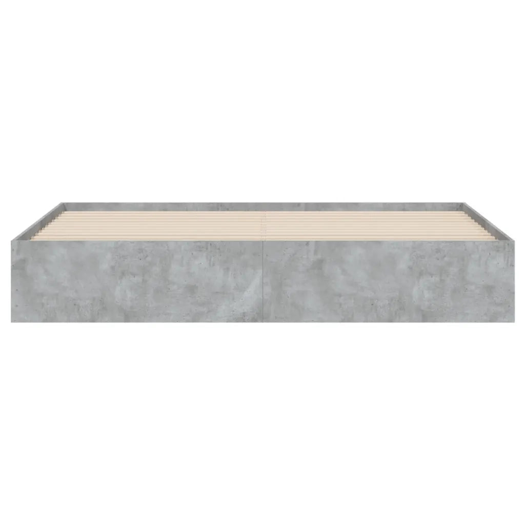 Giroletto Cassetti Grigio Cemento 180x200 cm Legno Multistrato 3207255