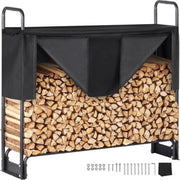 Ottone per tetto 132x36x117cm, telaio in acciaio, finitura a specchio, ottone per tetto acqua resistente, 200kg, copertura in materiale sintetico, carrello di sostegno per tetto di legno, per veranda, giardino, terrazzo.