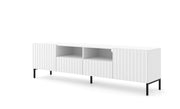 MOBILE WAVE PORTA TV 200 2D2S BIANCO OPACO GAMBE NERE