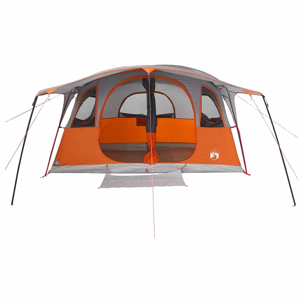 Tenda a tunnel con tetto Grigio e arancione 427 x 305 x 205 cm 42028671