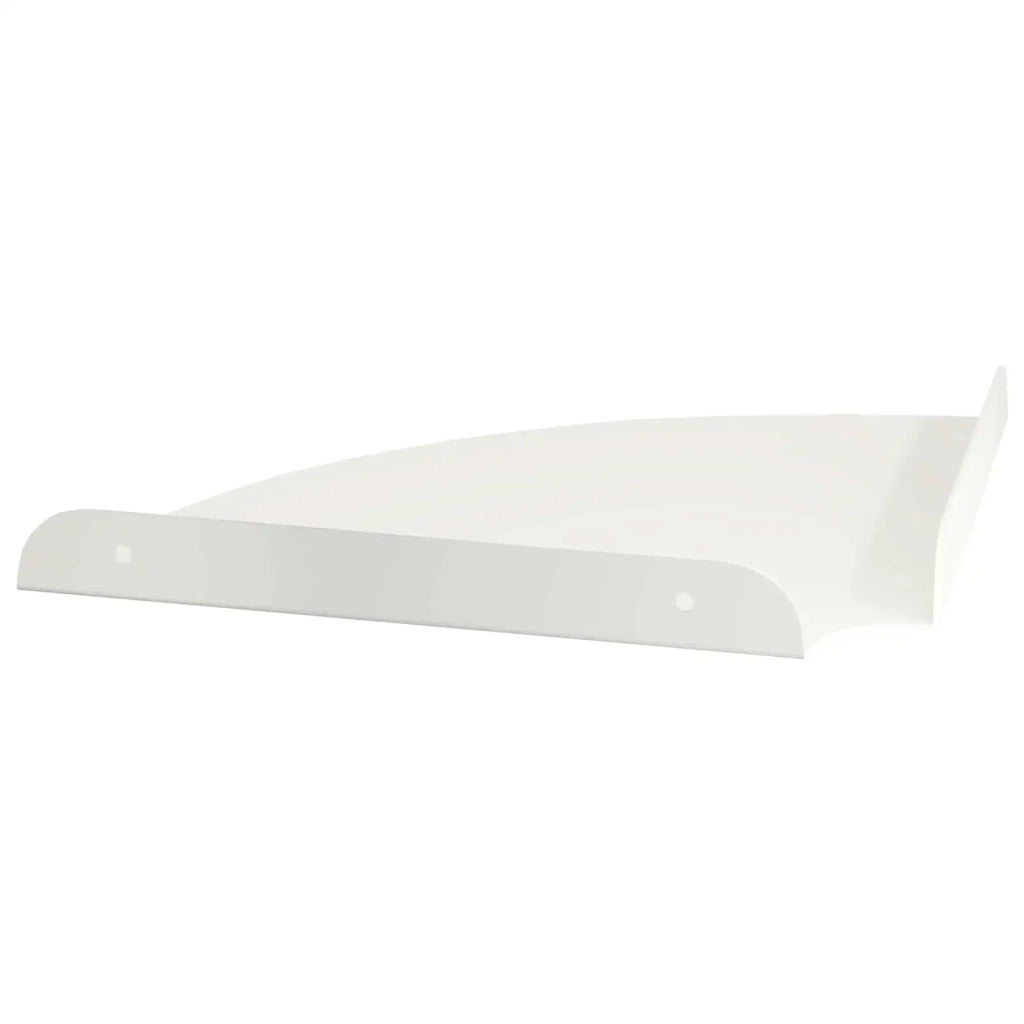 Mensola sospesa con lo scaffale 2 pcs Bianco 24 x 24 x 2 cm 8004108