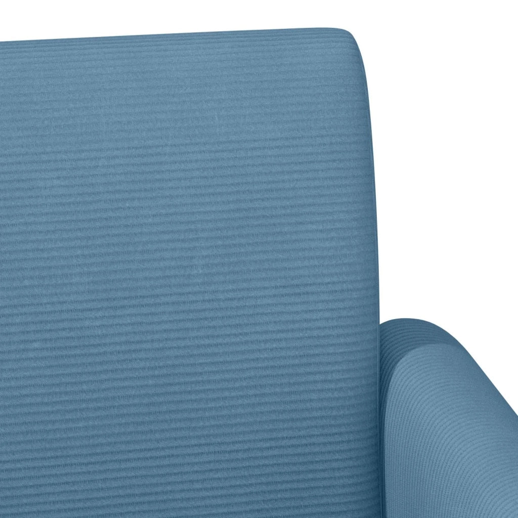 Loveseat con bottoni imbottiti Blu 116 x 67 x 81 cm 42041791