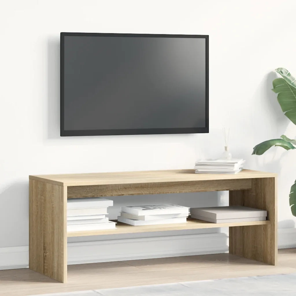 Mobile Porta TV Rovere Sonoma 100x40x40 cm in Legno Multistrato 859120