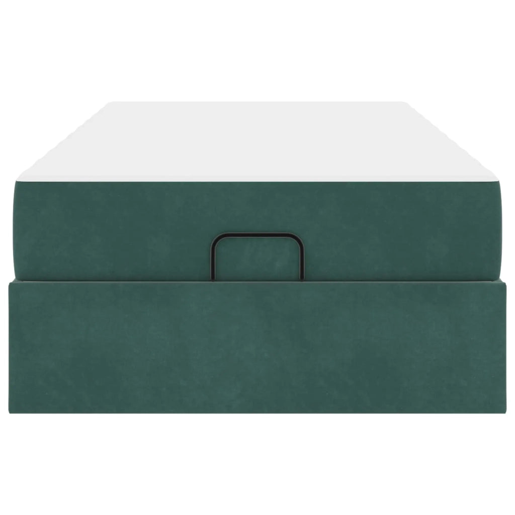 Struttura letto con materasso 2 pcs Verde Velluto 3399525