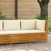 Salotto da Giardino-Set Lounge da Giardino 2 Pezzo Marrone Legno di Acacia Massello 957193
