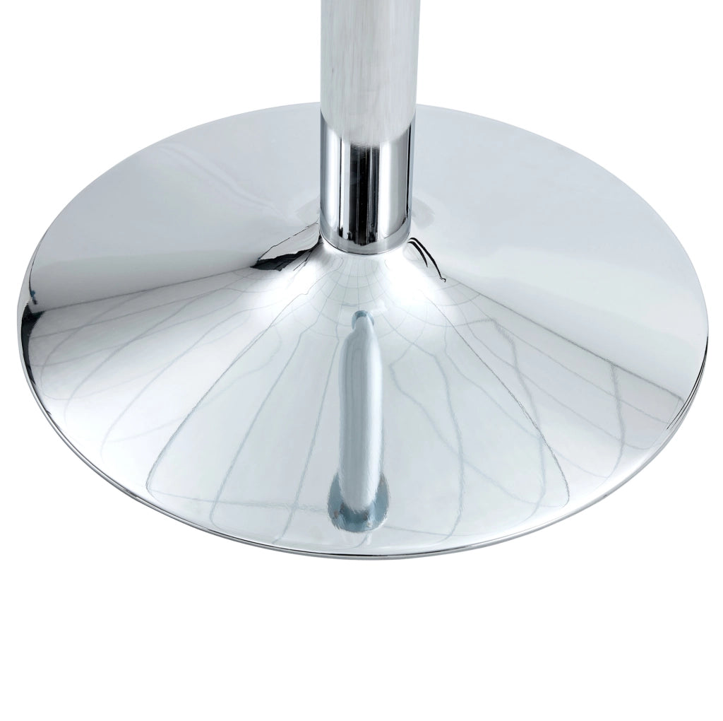 Tavolo bar rotondo in vetro trasparente Ø85 cm