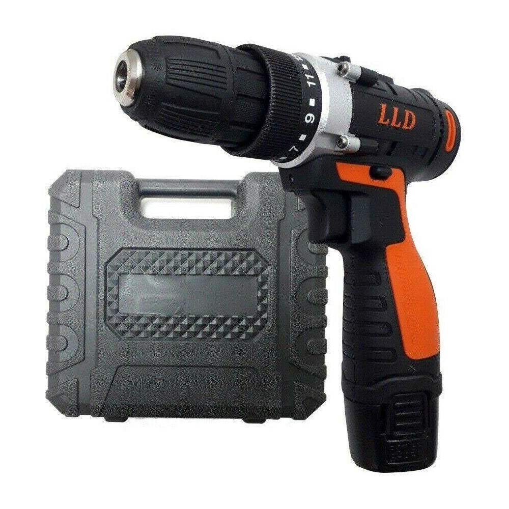Trade Shop - Trapano Avvitatore A Batteria Valigetta 18v Cordless + Batteria Omaggio -