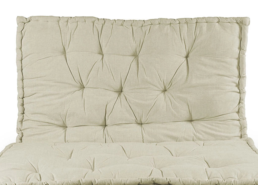 Cuscino Mattonella Per Seduta-Schienale Divani Pallet Cuscino Per Bancale 80x120 - 80x120 - Tortora