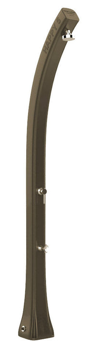 Doccia Solare da Giardino 28L Miscelatore e Lavapiedi Arkema Happy Five Dove Grey