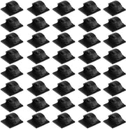 Clip per cavo in plastica di alta qualità - 40 pezzi - adesivo - decorativo - organizzatore - spazievitore - per cavi e fili