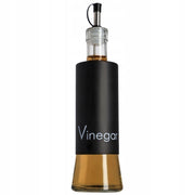 Bottiglia in vetro KADAX per olio d'oliva con dosatore, 320 ml, colore nero.