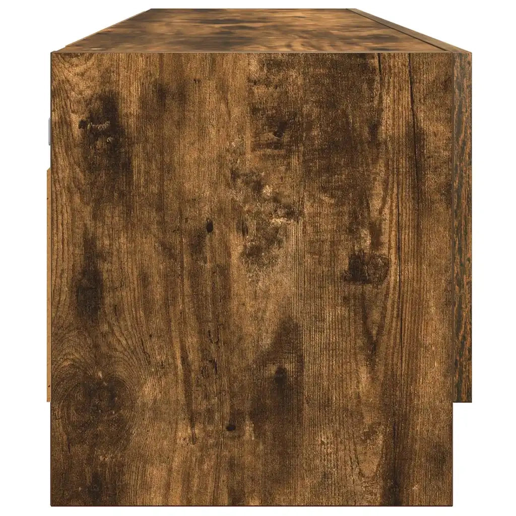 Armadio Rovere Fumo 100x32,5x35 cm in Legno Ingegnerizzato 815213
