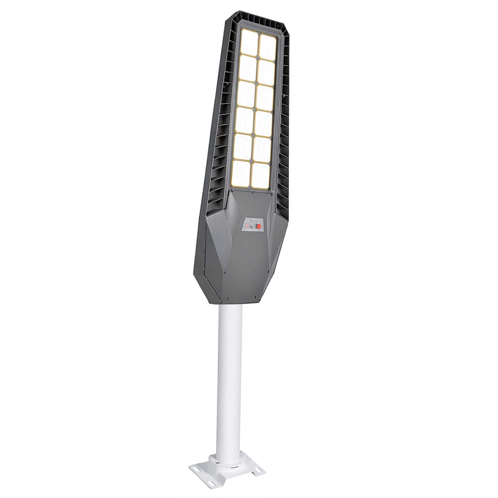 Lampada Solare LED 18W con Sensore di Movimento e Batteria 20000mAh Nero Avizar