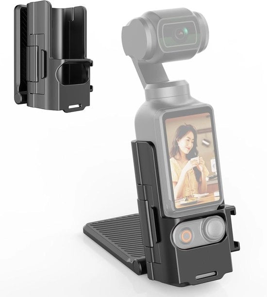 Fissaggio Magnetico Adattabile per Osmo Pocket 3, Stand Desktop Regolabile, Accessori per Azion Camera e Adattatore di Clamp