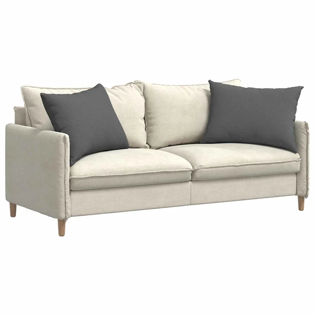 Cuscini da Divano 2 pz-Set di 2 Cuscini per Sofa Grigio scuro 70 x 50 cm Tessuto 191604
