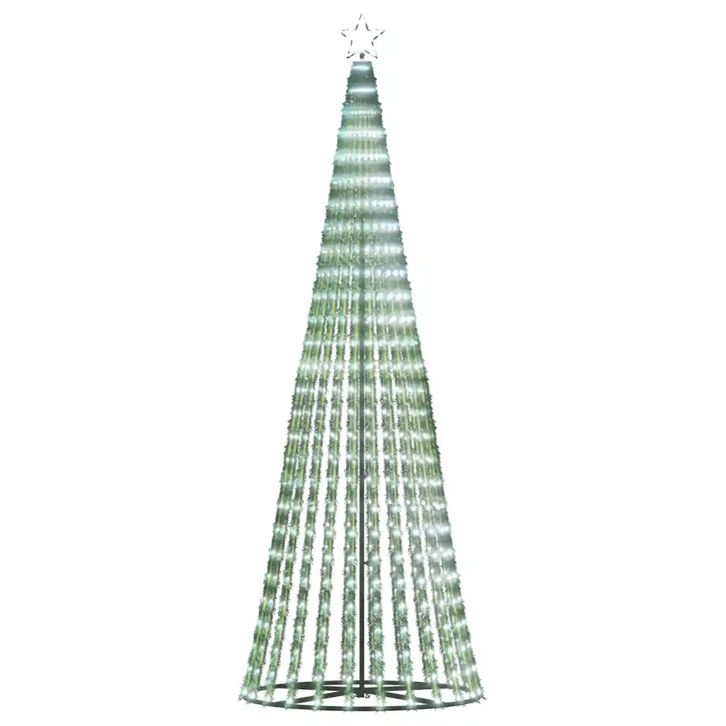 vidaXL Albero di Natale a LED 475 LED Bianco Freddo 247 cm