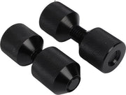 Set di pinne con 2 fori - 2 pezzi - 1-1/8 pollici - viti a flusso d'aria in alluminio - penna per allineamento di flange - flange ASME 150LB - 1/2in-14in .