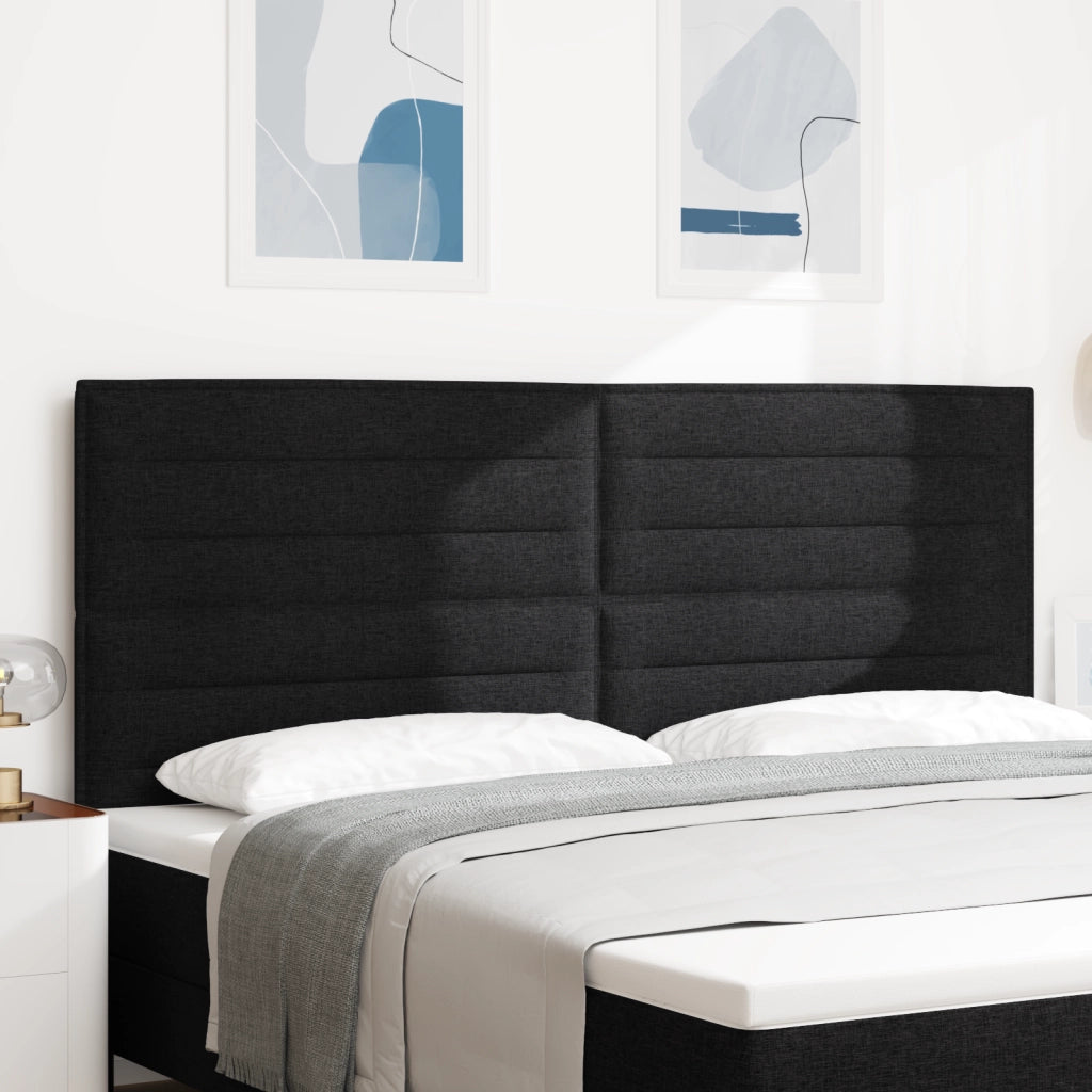 Testata LED Design Linee Nera 100 cm Tessuto