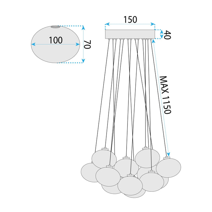 Lampada Ms025-13cp Chrome
