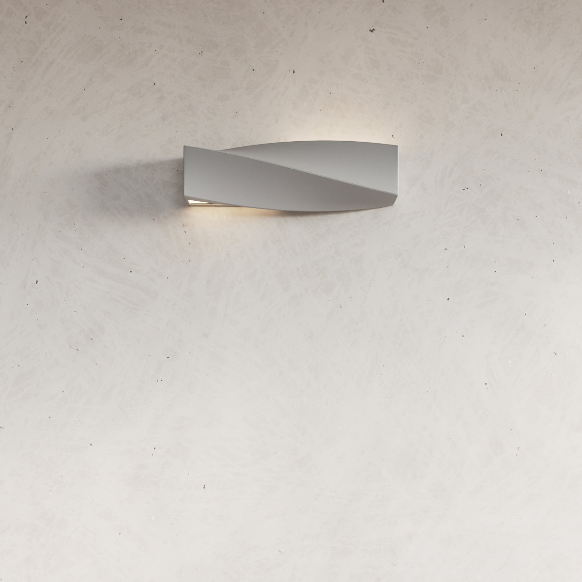 Lampada da parete in ceramica SIGMA grigio