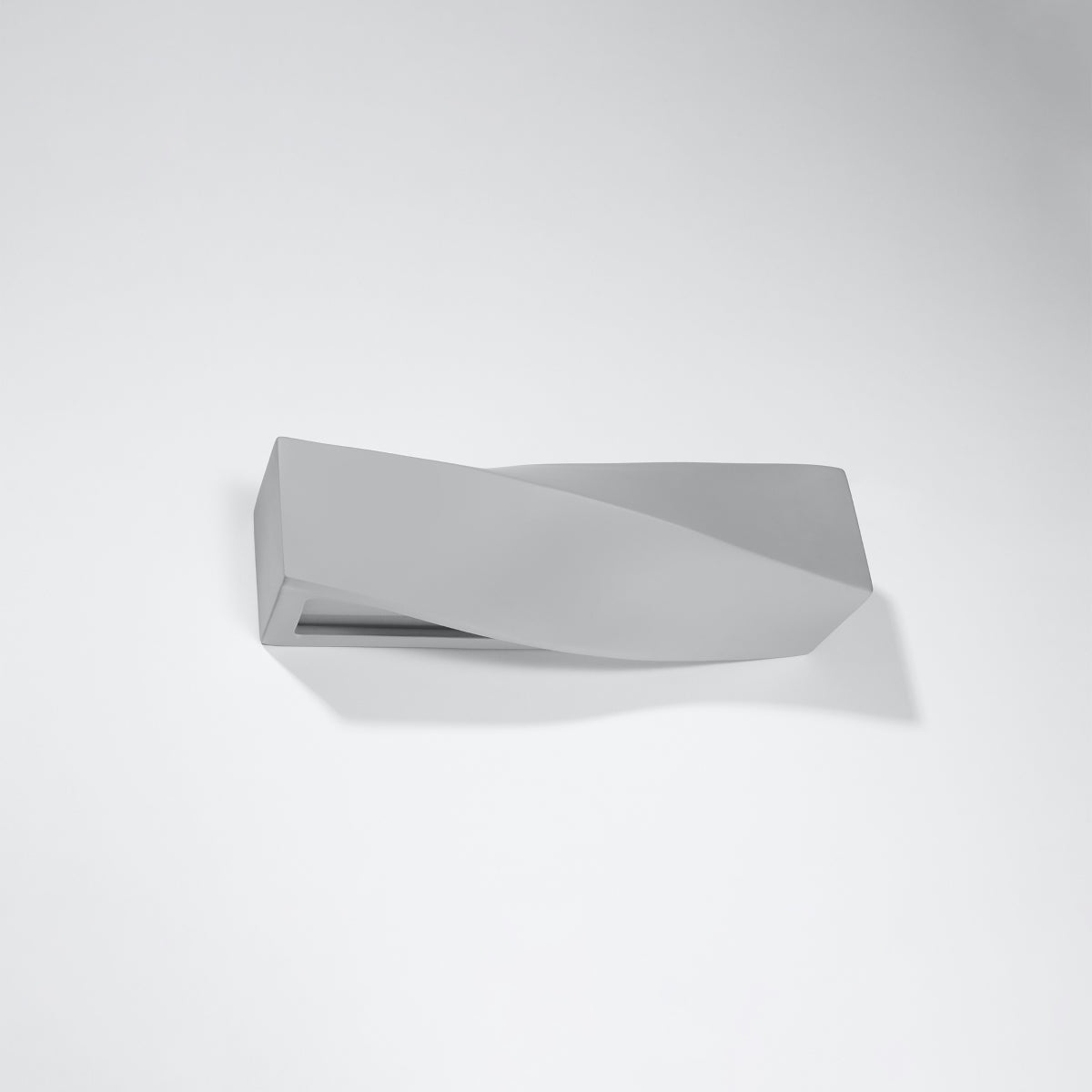 Lampada da parete in ceramica SIGMA grigio