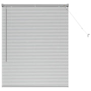 Tendaggi a Veneziana | Tenda a lamelle Argento 130 x 105 cm Alluminio