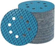 Schiuma abrasiva premium 100 pezzi 125 mm nastro adesivo granulometria 150 zirconio forma a diamante - Per lavorazione del legno e lavorazione del metallo.