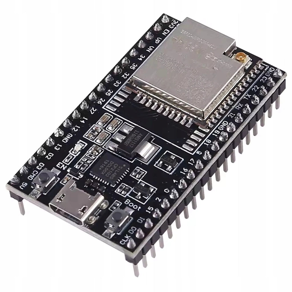 Modulo ESP-WROOM-32U – WiFi e Bluetooth | 32 GPIO, Micro USB, U.FL | 4MB Flash, Arduino IDE | Progetti IoT e Automazione