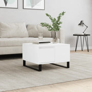 Tavolino da Salotto Bianco 55x55x36,5 cm in Legno Multistrato 830764