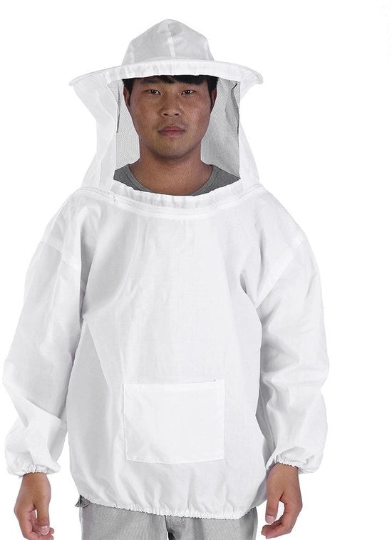 Kit di protezione per apicoltori - Impermeabile e comodo - Kit di protezione per api - Cappuccio rimovibile - Manopole elastiche - Peso leggero 2 kg - Outfit per apicoltori