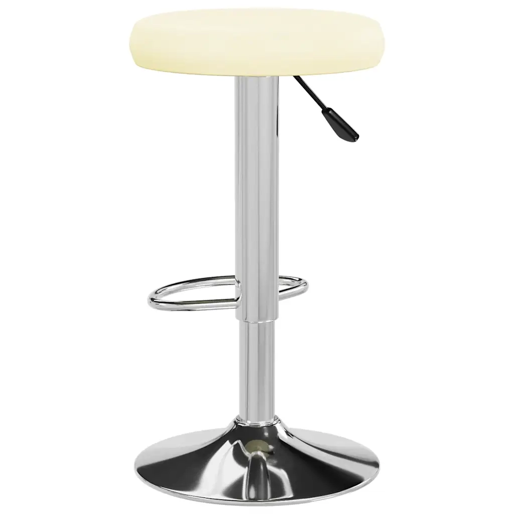 vidaXL Sgabelli da Bar 2 pz Crema in Similpelle