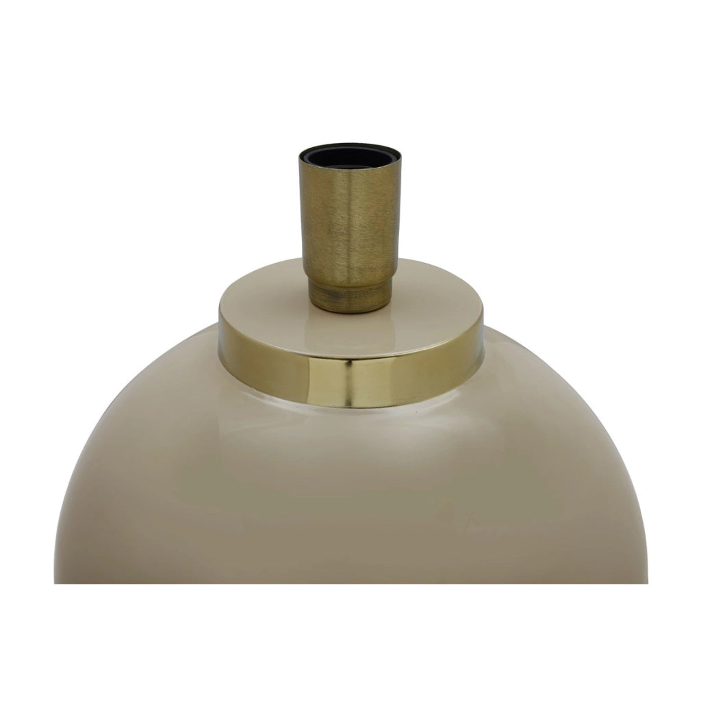 Lampada da tavolo Art Deco 125 Taupe e Oro