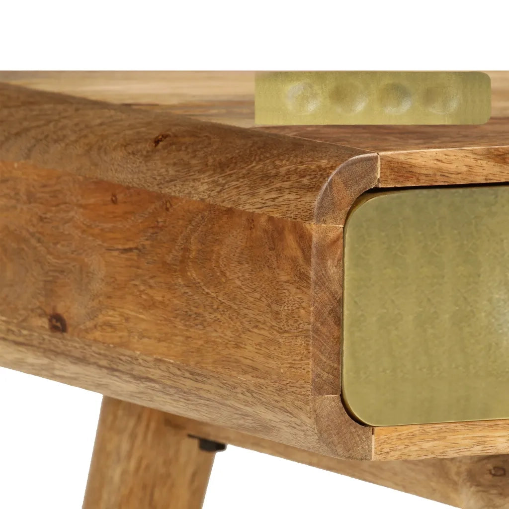 Tavolino da Salotto-Tavolino da soggiorno-Tavolo in Legno di Mango 90x50x40 cm