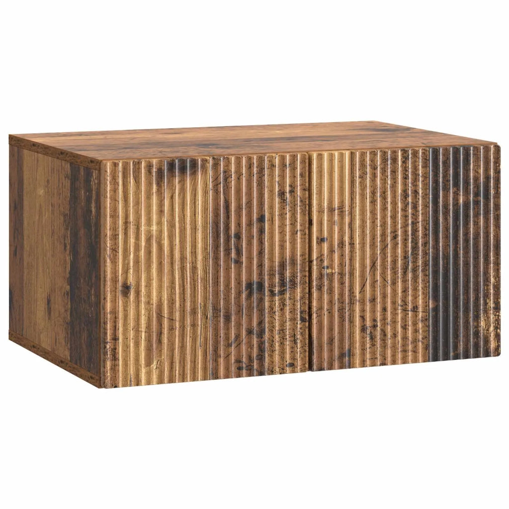 Mobile Porta TV da Muro Legno antico 59,5 x 41 x 30 cm