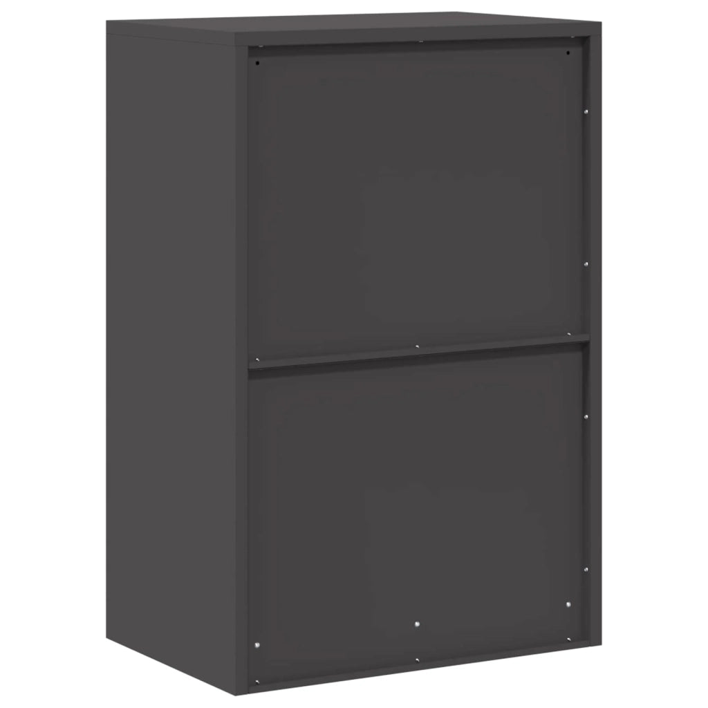 Armadio Nero 60 x 40 x 90 cm Acciaio