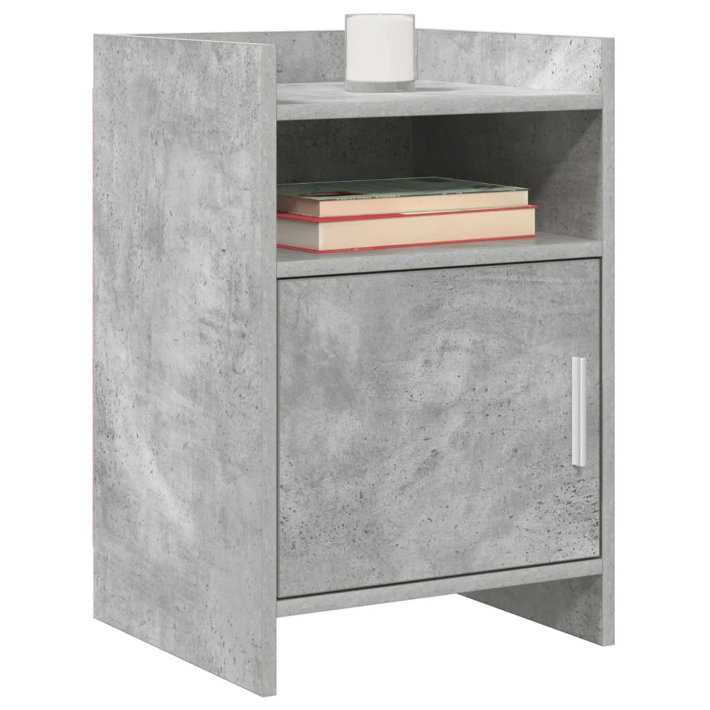 Comodini Grigio Cemento 40 x 36 x 60 cm Legno ingegnerizzato 8011041