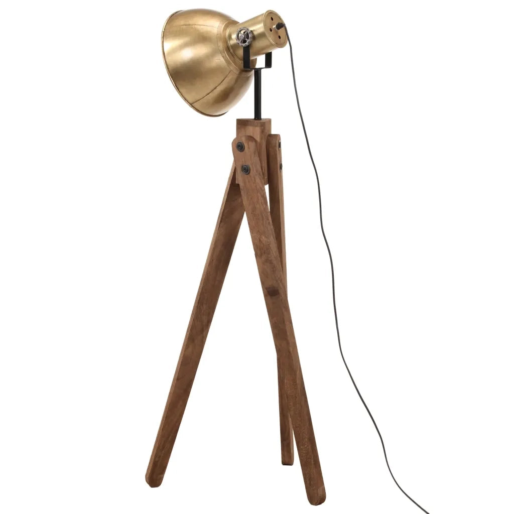 Lampada da Terra 25 W Ottone Anticato 45x45x120 cm E27 CFW8465675