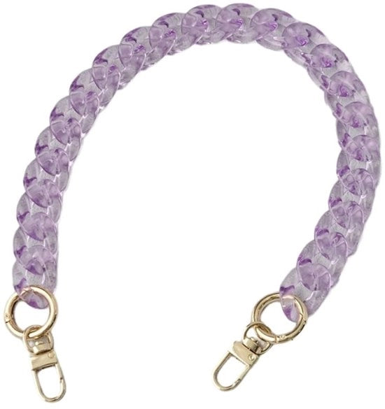 Accessori per borse DIY - Taschi con cinturino trasparente 45 cm - Cinturino con tasca - Cinturino con tasca trasparente - Tasca aggiuntiva - Cinturino con tasca trasparente - Accessori per tasche DIY