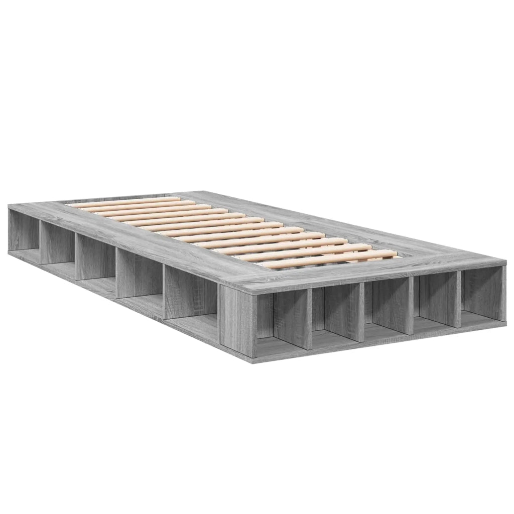Telaio del letto con storage Sonoma grigio 80 x 200 cm 3429553