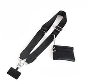 Cintura per telefono con taschino - Cinturone crossbody per telefono stilevole con tasca in pelle per tutti i telefoni - 001