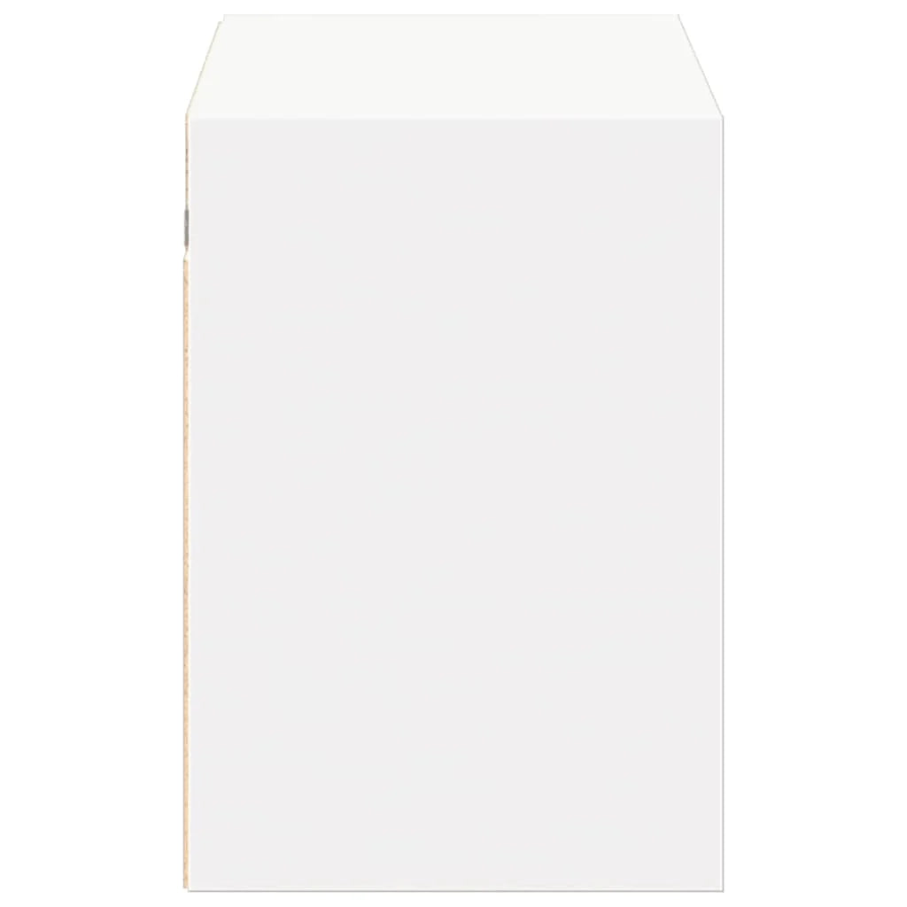 Mobile TV multimediale scaffale TV credenza mobile TV sala da pranzo soggiorno camera da letto mobile da parete con luci LED 100 x 31 x 45 cm bianco 02_0027845