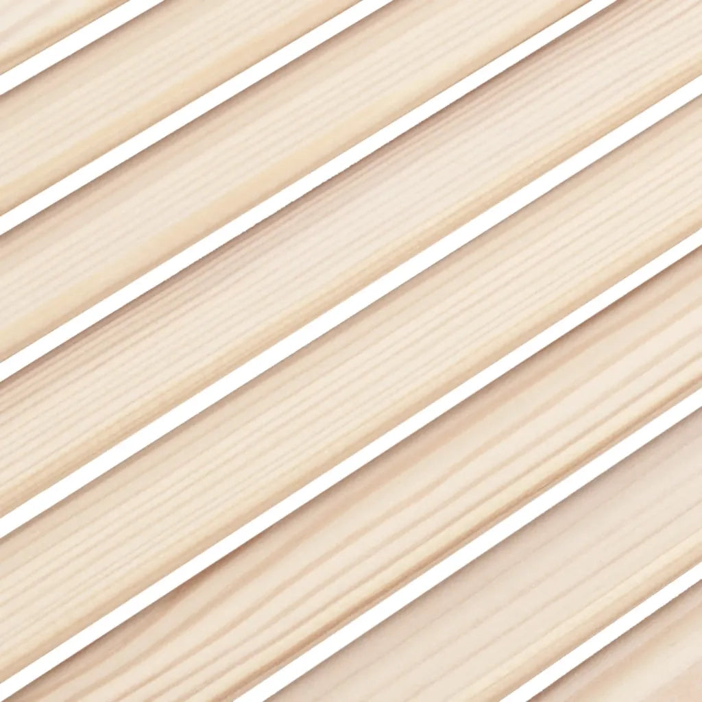 Ante con Design a Lamelle 4 pz 39,5x39,4 cm in Legno di Pino 151108