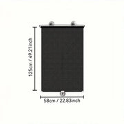 Tenda Parasole Retraibile 58x125cm ¨C zephmum ¨C Grigio