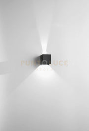 APPLIQUE DA ESTERNO A LED CUBE ANTRACITE 3000K 720LM 10W 10X10X10CM IP65
