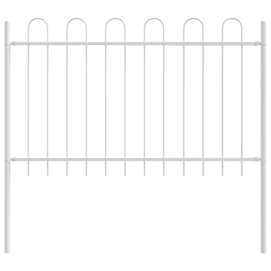 Recinzione per Giardino 5 pcs Bianco 8,5 x 1 m 3334105