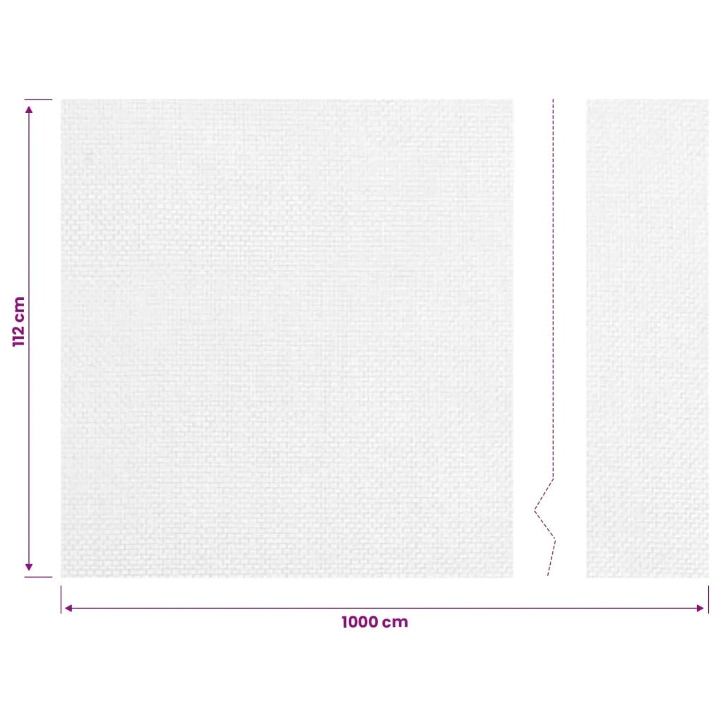 Recinzione in Rete in Acciaio Inossidabile 112x1000 cm Argento 150897