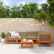 Set Lounge da Giardino 6 pcs Marrone Cerato