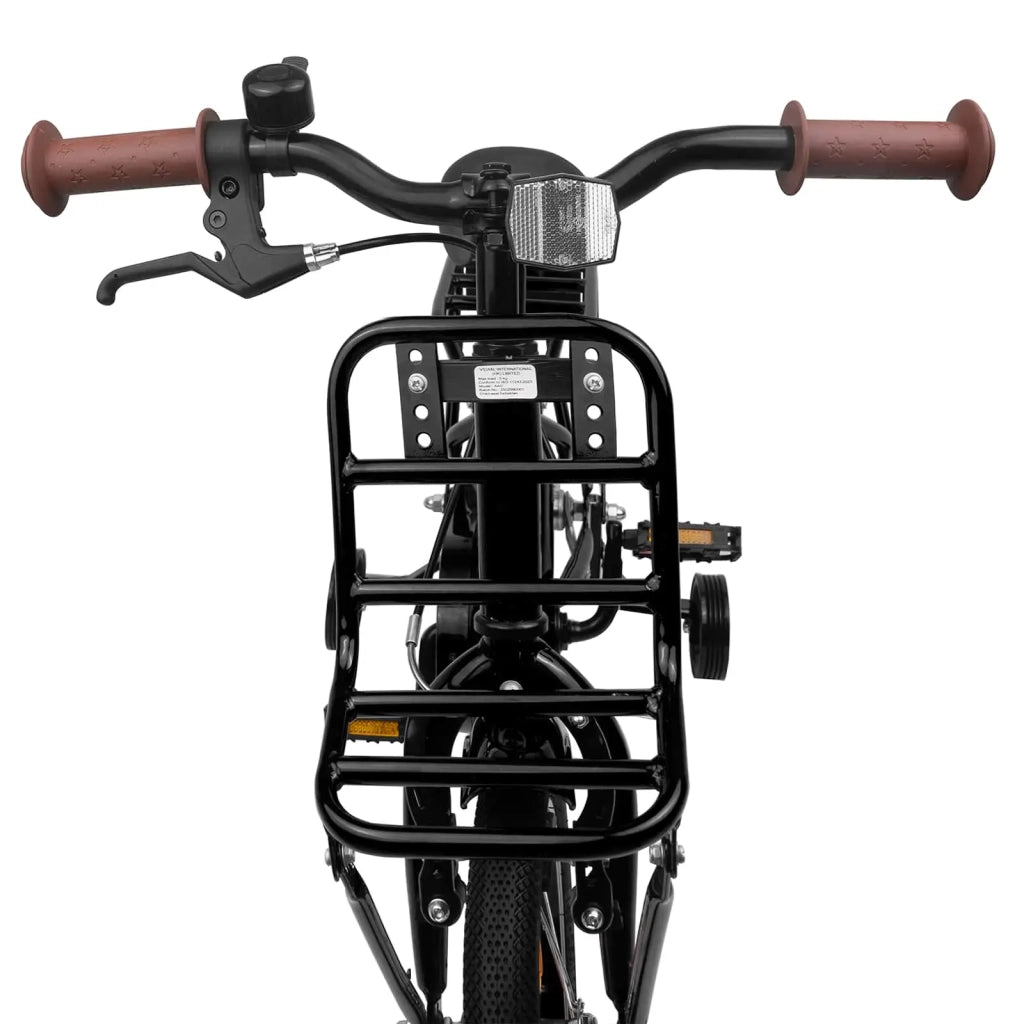 Bicicletta per Bambini 16 Pollici per bambini di 4-6 anni Nero