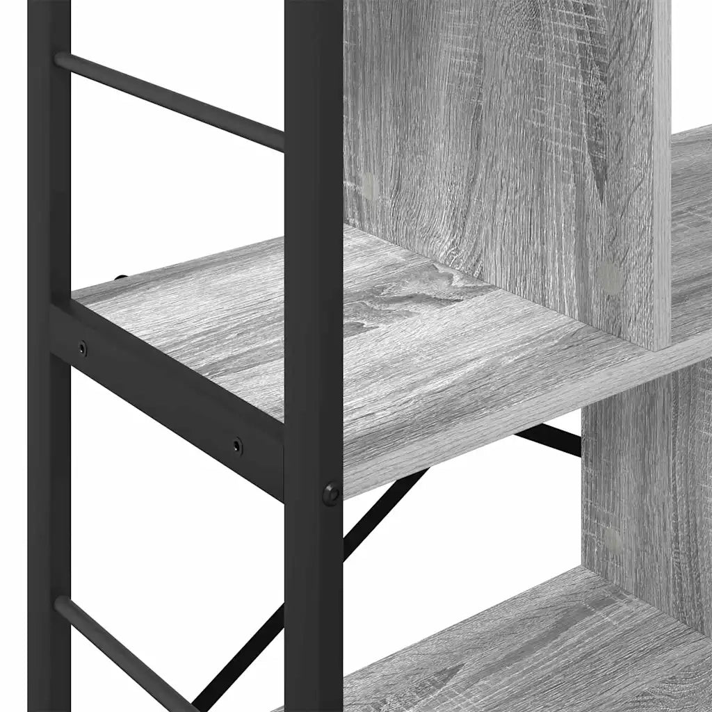 Libreria Grigio Sonoma 75 x 30 x 91 cm Legno multistrato