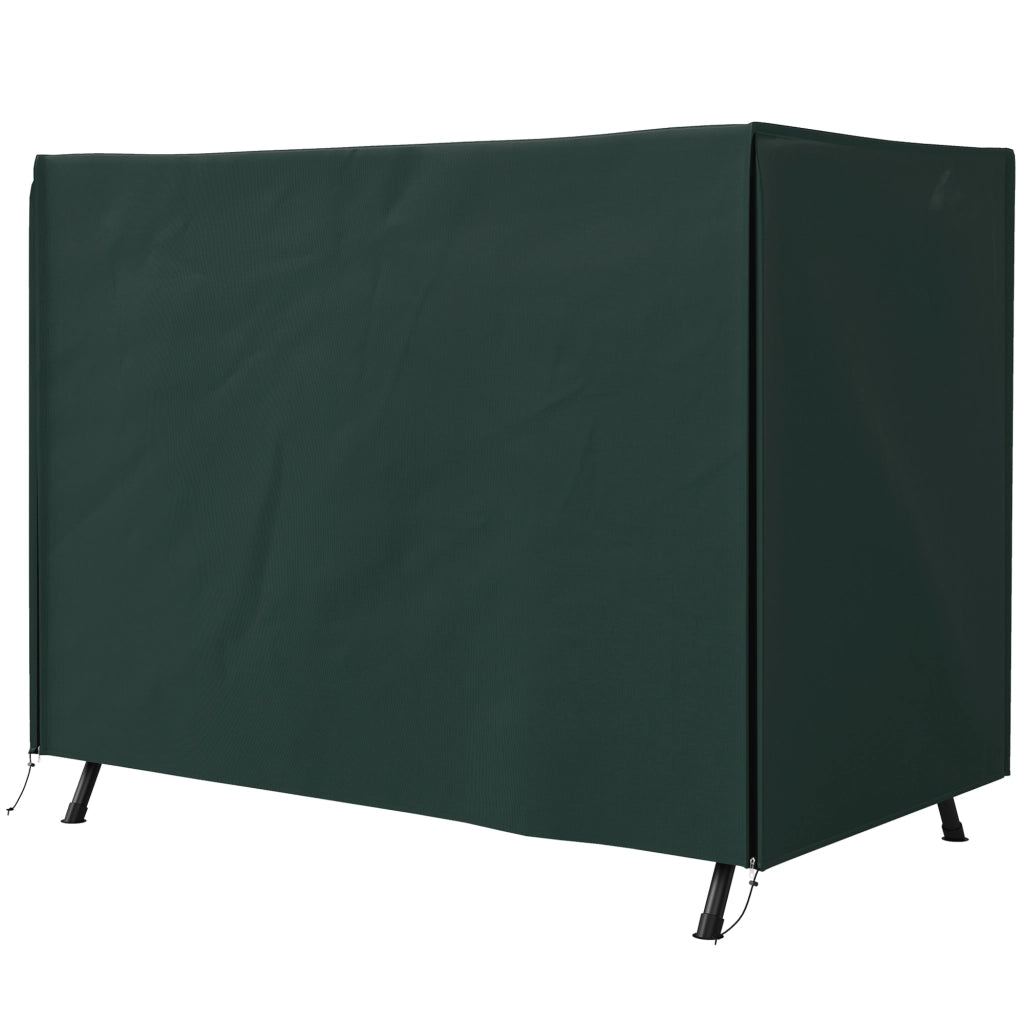 Copertura per altalena da giardino 3 posti ¨C zephmum ¨C Verde 205x124x164 cm